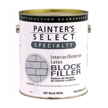 General Paint Painter's Select Latex Block Filler, Flat Finish, White, Gallon - 151731